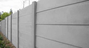 pagar panel beton terpasang